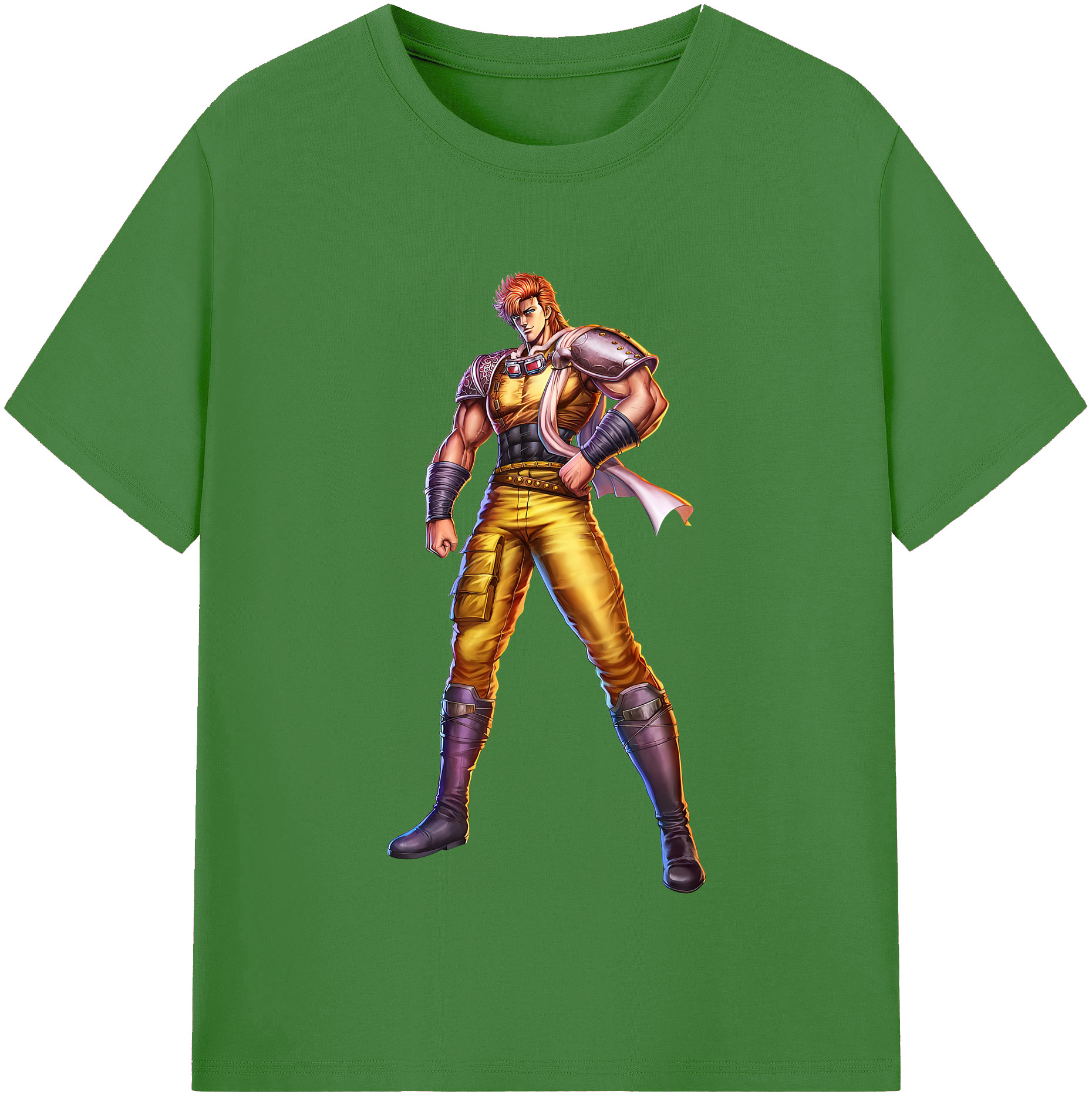 （画像用） 北斗の拳 Fist of the North Star レディースカジュアルプリントTシャツ（綿100％）